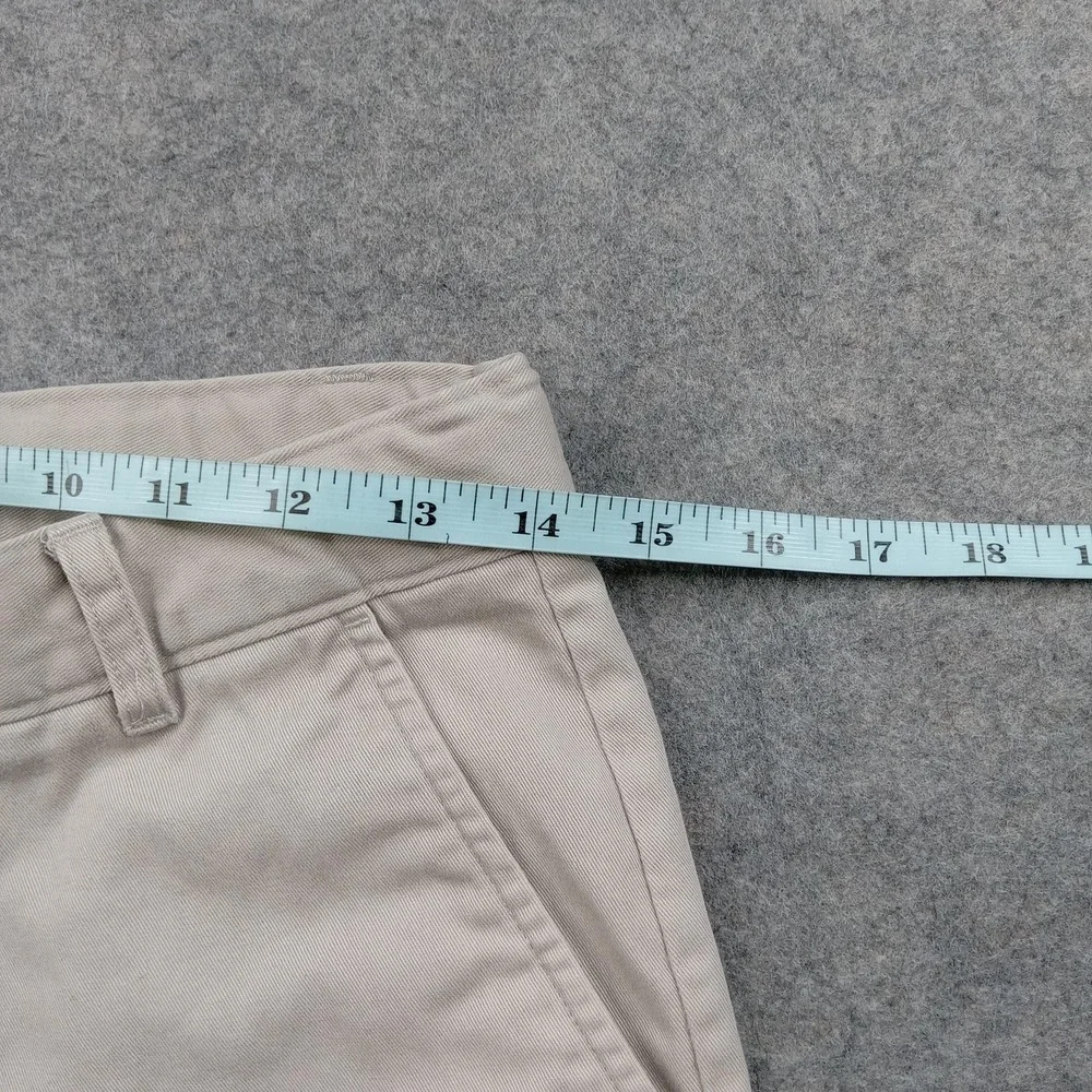 Nautica Shorts‎ Boys 18 Beige School Uniform Twill Flat Front Chino Bermuda